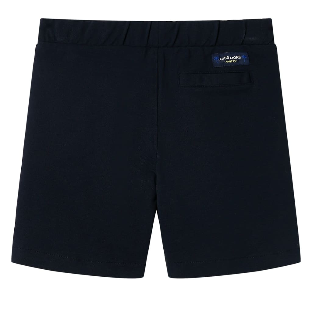 Kindershorts met trekkoord 92 marineblauw is nu te koop bij PeponiXL, paradijselijk wonen!