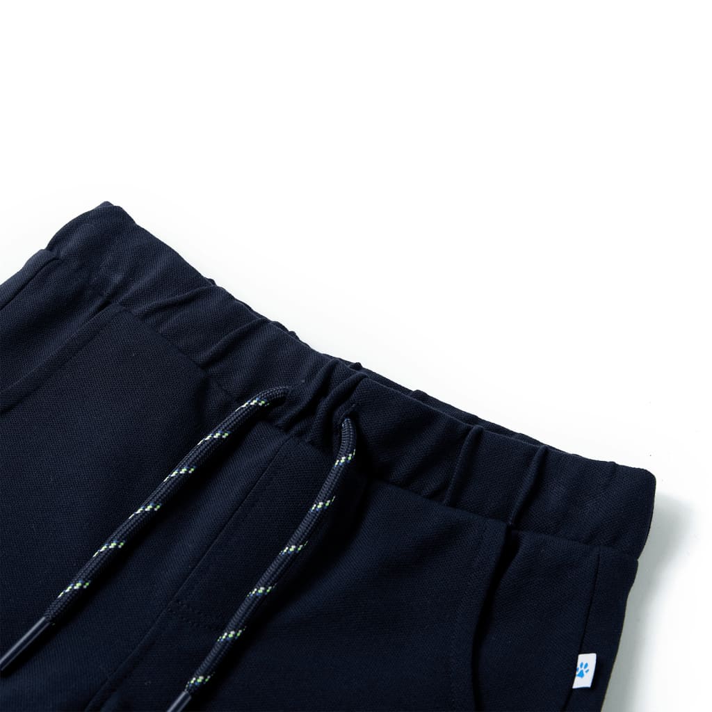 Kindershorts met trekkoord 92 marineblauw is nu te koop bij PeponiXL, paradijselijk wonen!