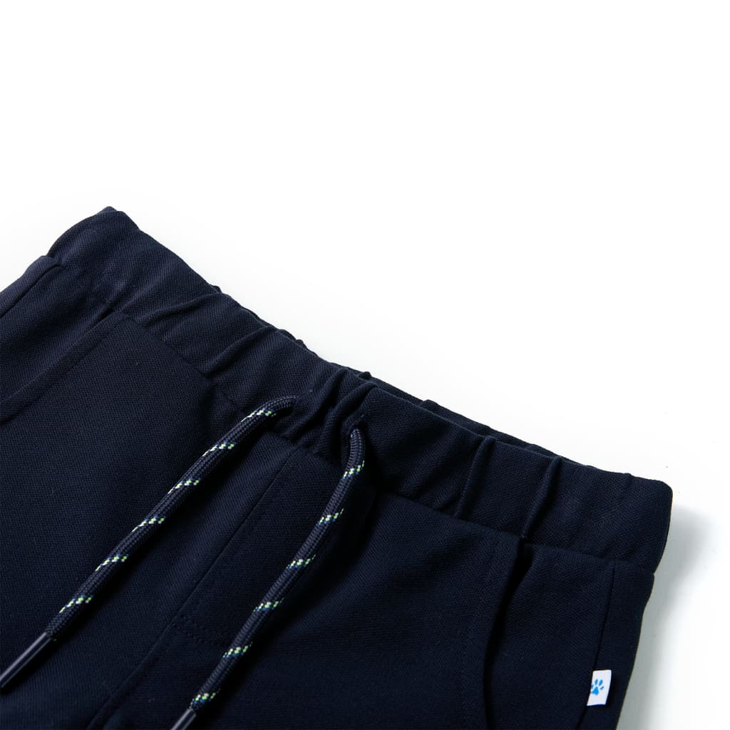 Kindershorts met trekkoord 140 marineblauw is nu te koop bij PeponiXL, paradijselijk wonen!