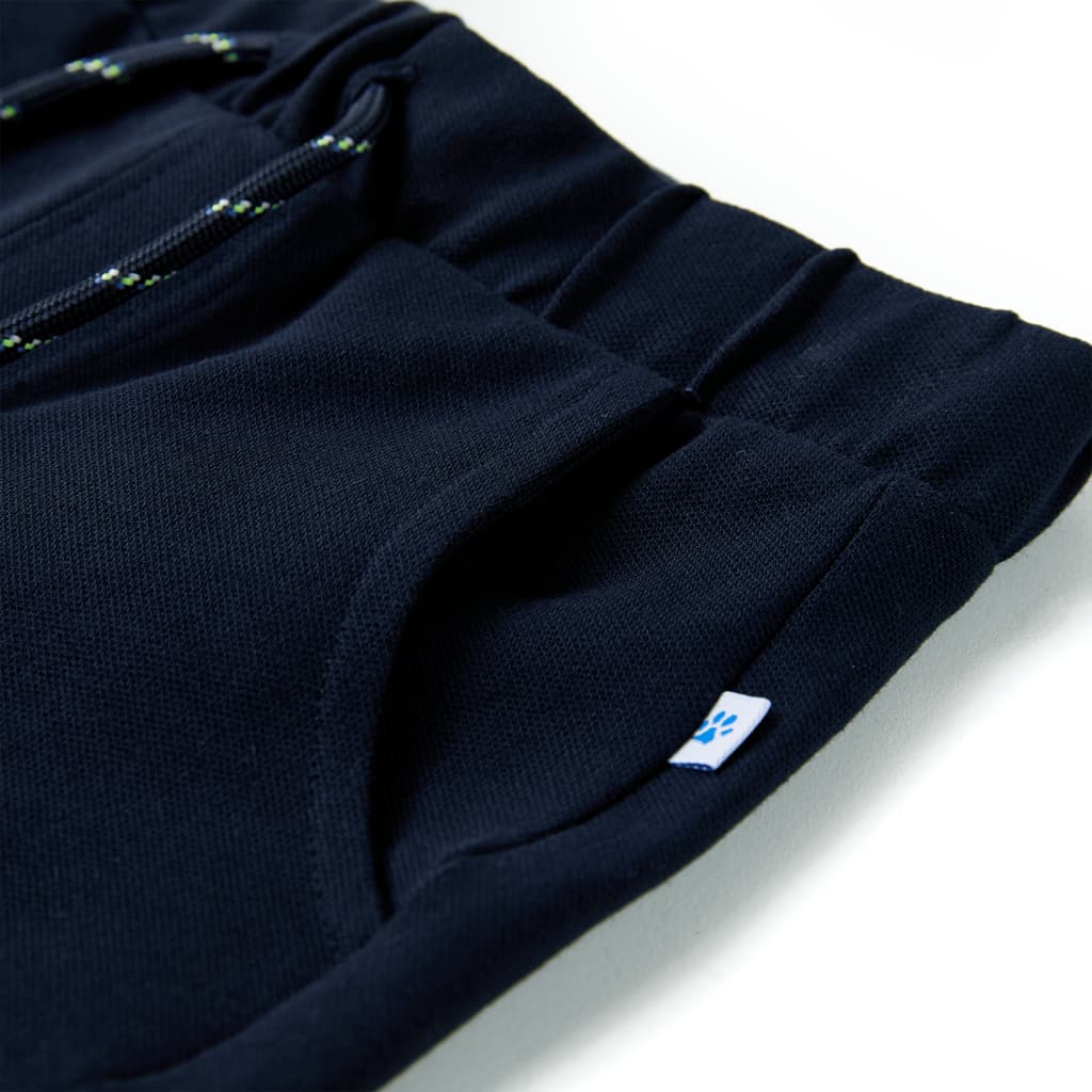Kindershorts met trekkoord 140 marineblauw is nu te koop bij PeponiXL, paradijselijk wonen!