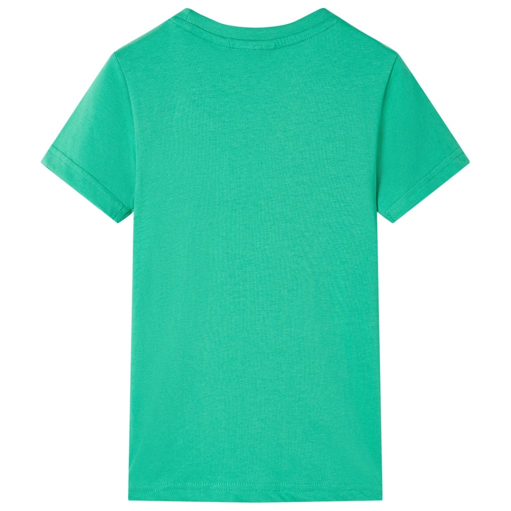 Kindershirt 104 groen is nu te koop bij PeponiXL, paradijselijk wonen!