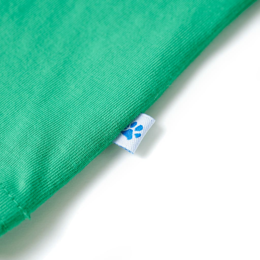 Kindershirt 104 groen is nu te koop bij PeponiXL, paradijselijk wonen!