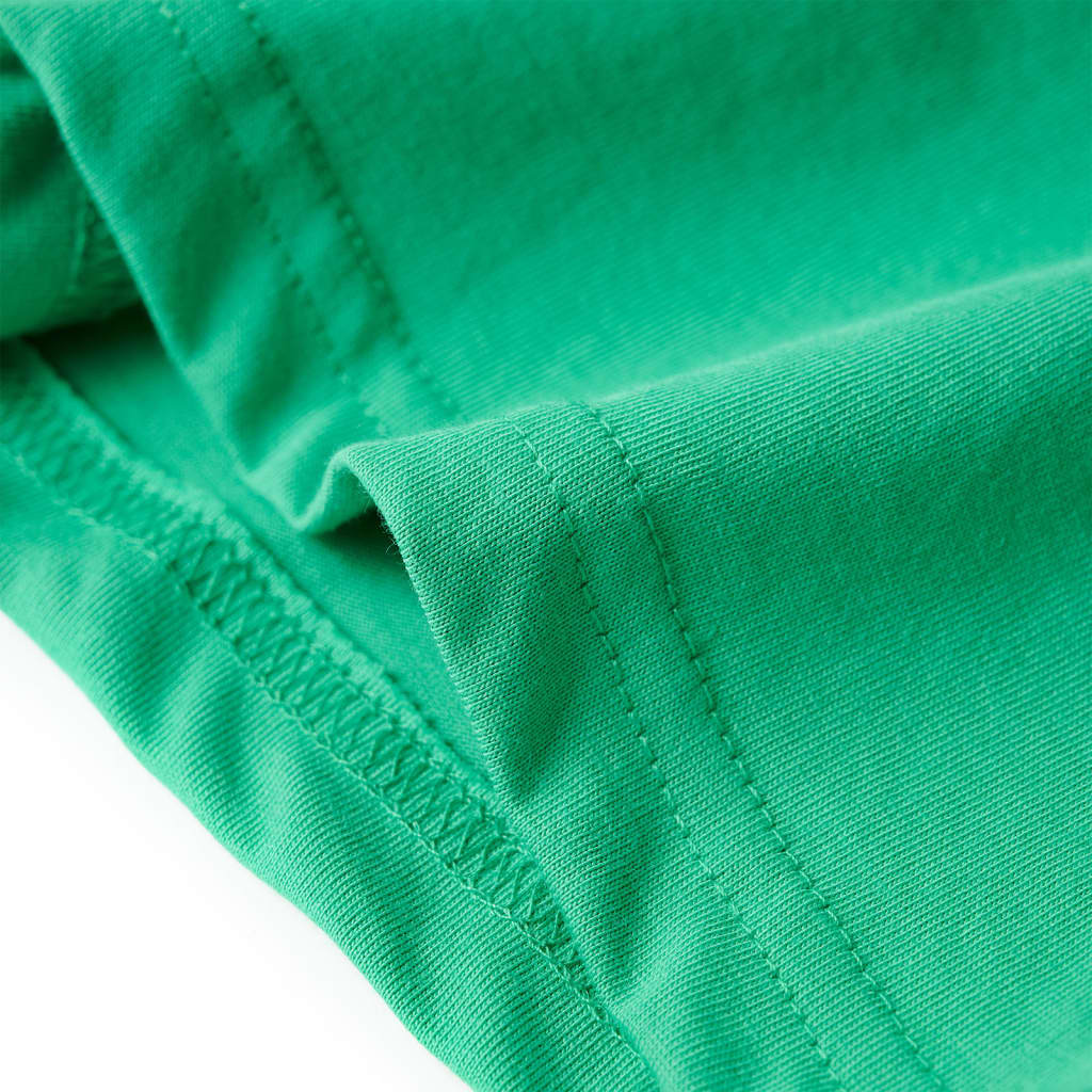 Kindershirt 104 groen is nu te koop bij PeponiXL, paradijselijk wonen!
