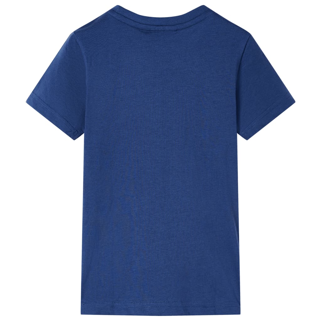 Kindershirt 116 donkerblauw is nu te koop bij PeponiXL, paradijselijk wonen!