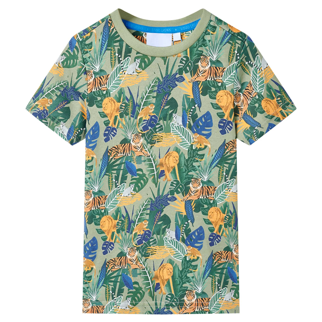Kindershirt met korte mouwen 140 meerkleurig is nu te koop bij PeponiXL, paradijselijk wonen!