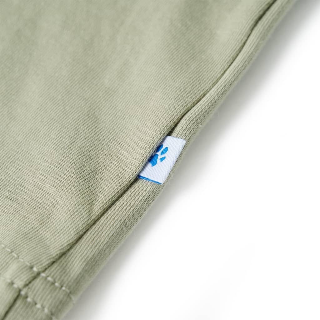 Kindershirt met korte mouwen 92 lichtkakikleurig is nu te koop bij PeponiXL, paradijselijk wonen!