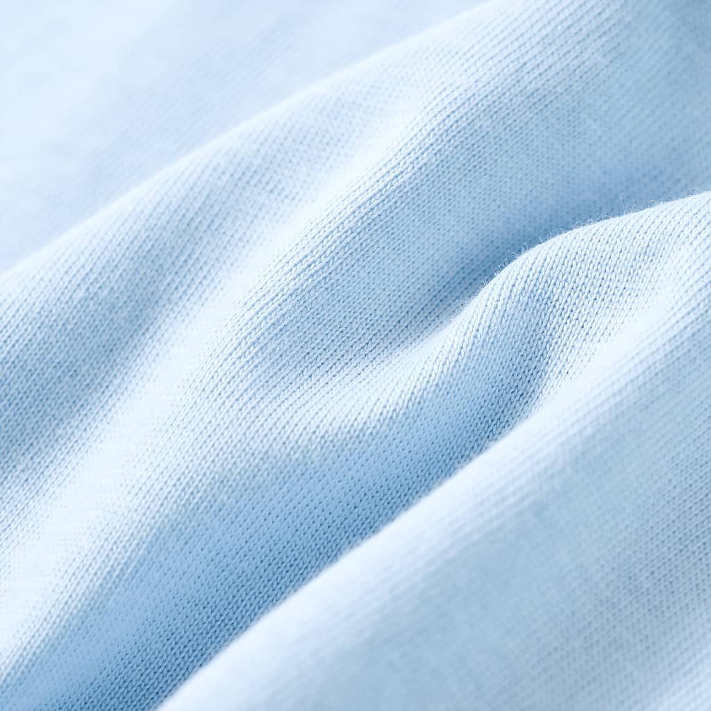 Kindershirt 116 lichtblauw is nu te koop bij PeponiXL, paradijselijk wonen!