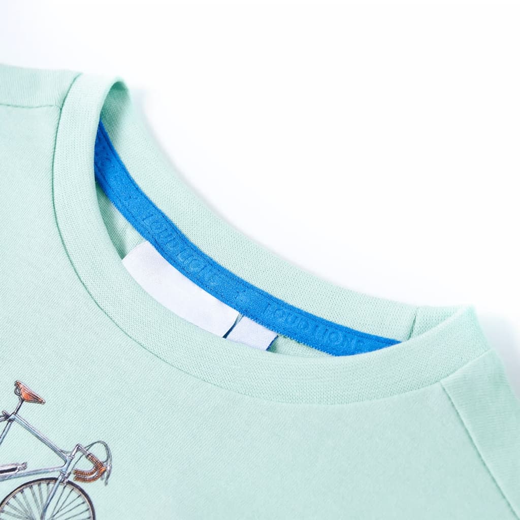 Kindershirt 140 lichtmint is nu te koop bij PeponiXL, paradijselijk wonen!
