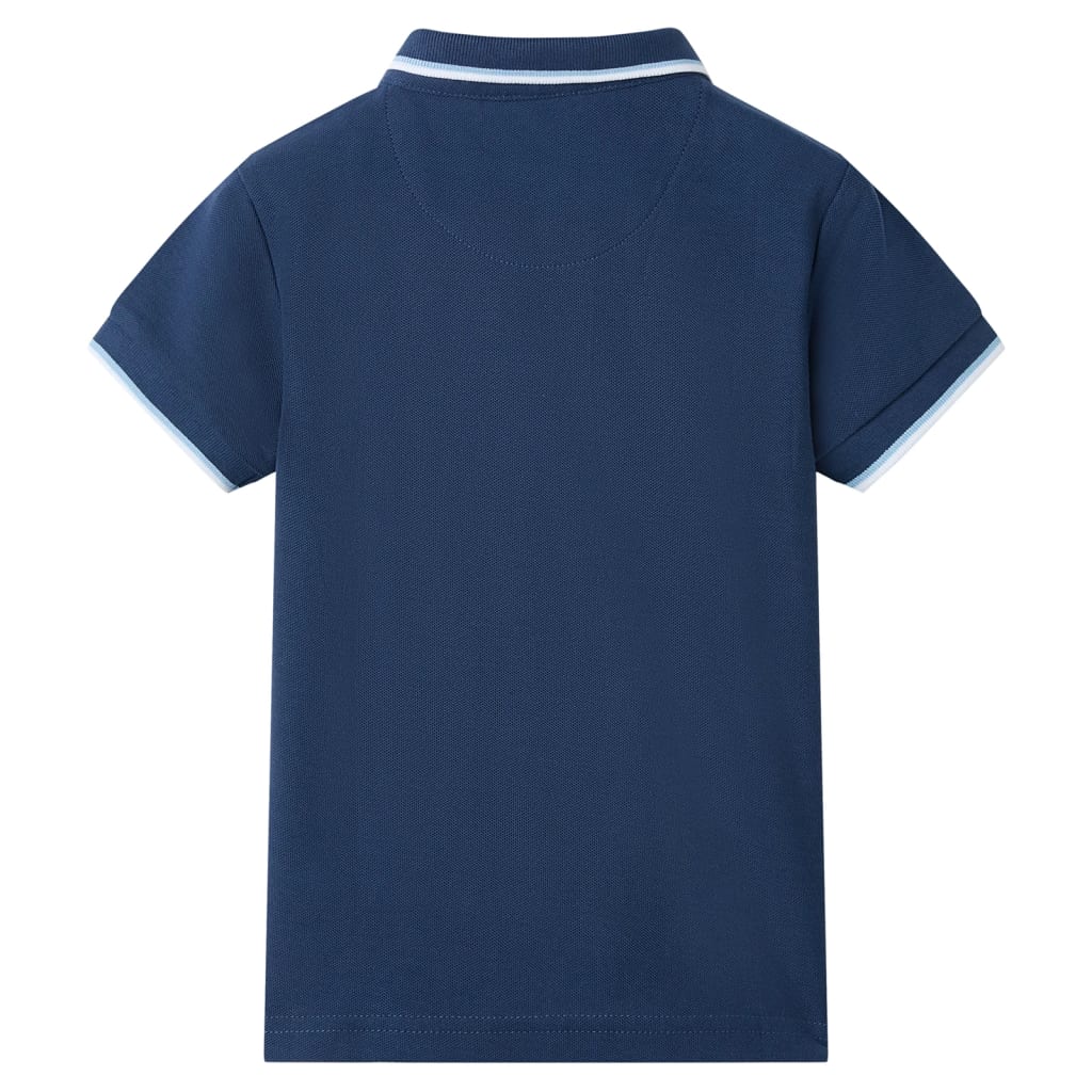 Kinderpoloshirt 92 donkerblauw is nu te koop bij PeponiXL, paradijselijk wonen!