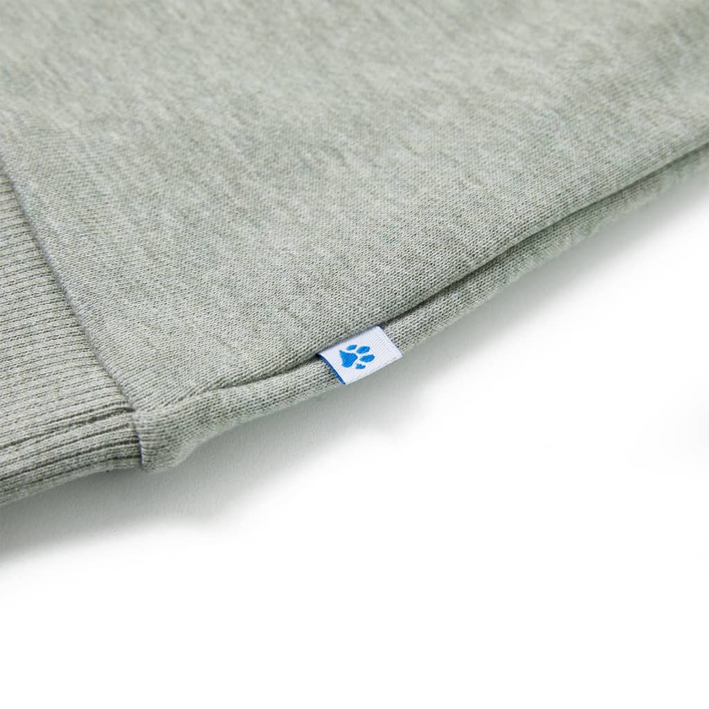 Kindertrui 104 gemêleerd lichtkaki is nu te koop bij PeponiXL, paradijselijk wonen!