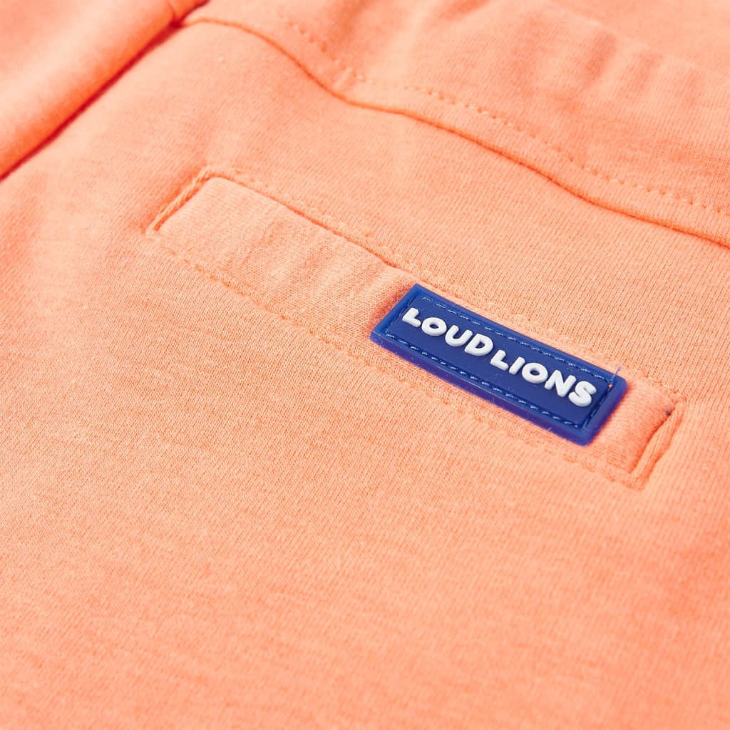 Kindershorts met trekkoord 128 neonoranje is nu te koop bij PeponiXL, paradijselijk wonen!