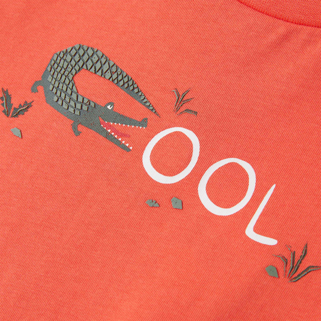 Kindershirt met korte mouwen 140 lichtrood is nu te koop bij PeponiXL, paradijselijk wonen!