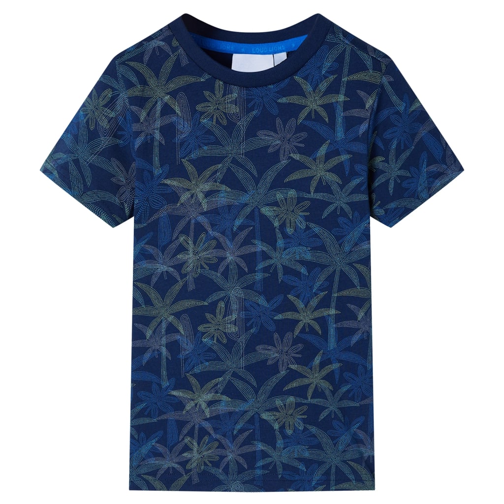 Kindershirt 104 marineblauw is nu te koop bij PeponiXL, paradijselijk wonen!