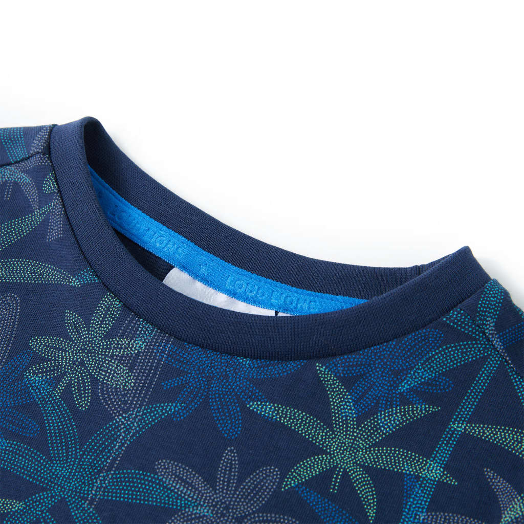Kindershirt 104 marineblauw is nu te koop bij PeponiXL, paradijselijk wonen!