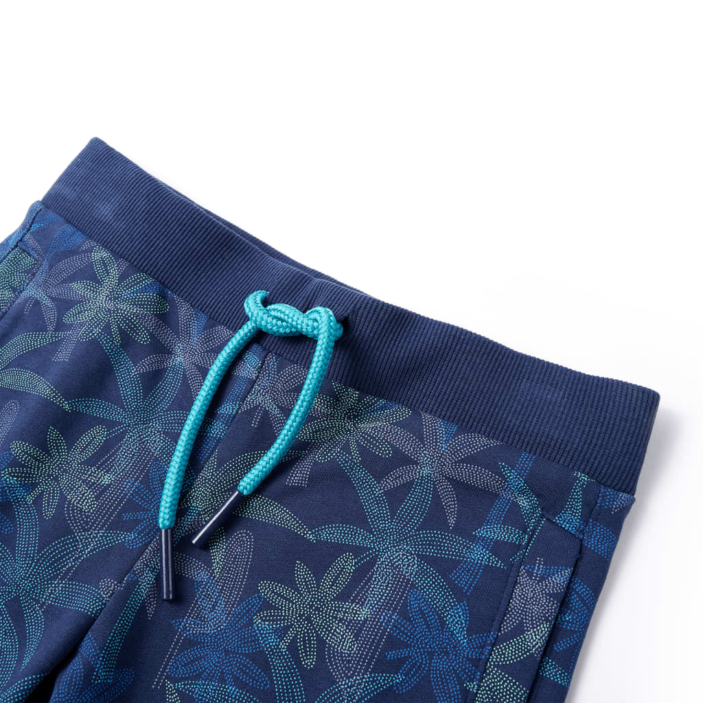 Kindershorts met trekkoord 116 marineblauw is nu te koop bij PeponiXL, paradijselijk wonen!