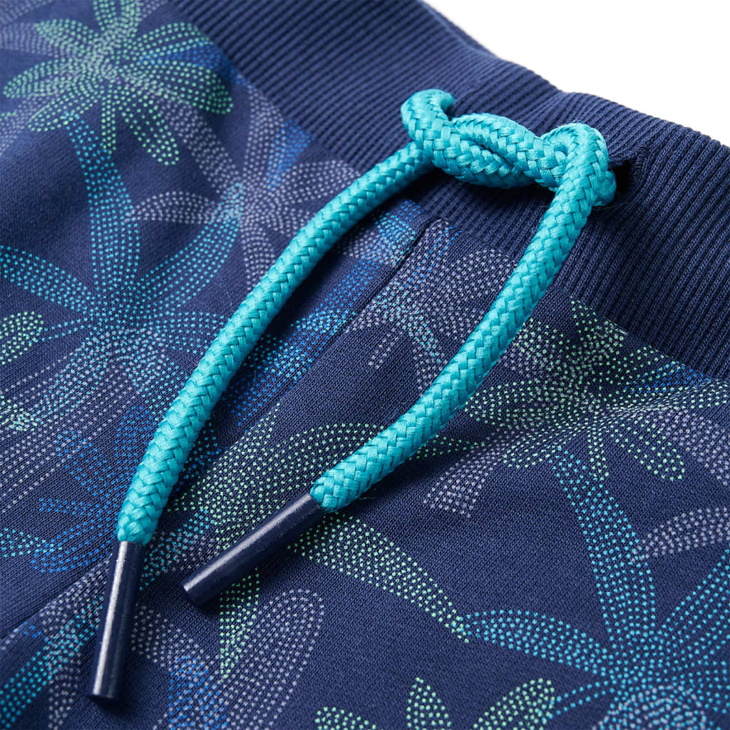 Kindershorts met trekkoord 128 marineblauw is nu te koop bij PeponiXL, paradijselijk wonen!