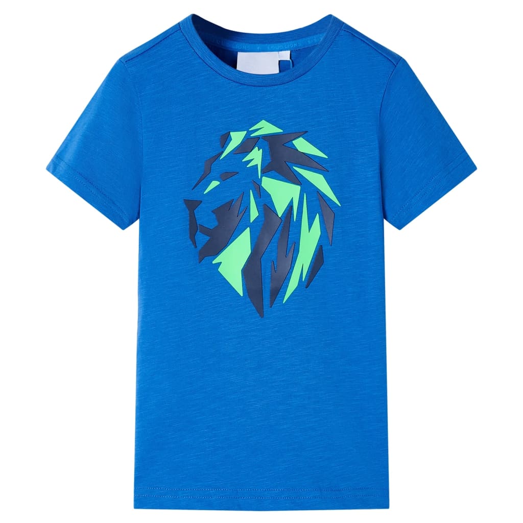 Kindershirt 128 blauw is nu te koop bij PeponiXL, paradijselijk wonen!