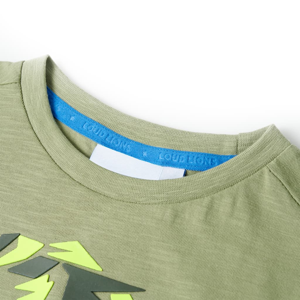 Kindershirt 116 lichtkakikleurig is nu te koop bij PeponiXL, paradijselijk wonen!