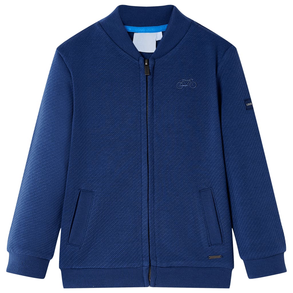 Kindervest met rits 104 marineblauw is nu te koop bij PeponiXL, paradijselijk wonen!
