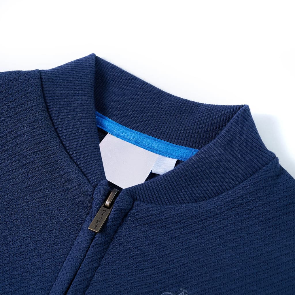 Kindervest met rits 104 marineblauw is nu te koop bij PeponiXL, paradijselijk wonen!