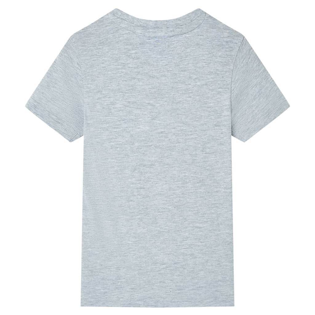 Kindershirt met korte mouwen 140 grijs is nu te koop bij PeponiXL, paradijselijk wonen!