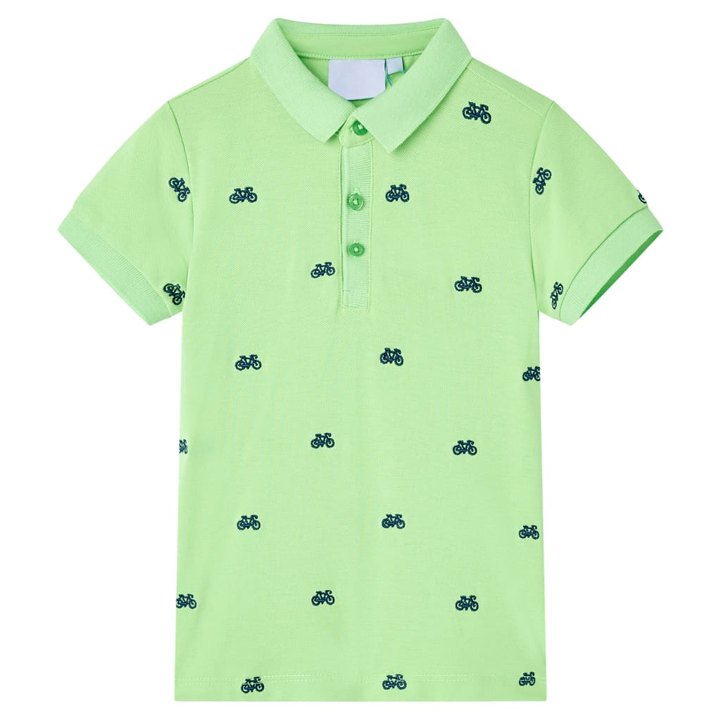 Kinderpoloshirt 92 neongroen is nu te koop bij PeponiXL, paradijselijk wonen!