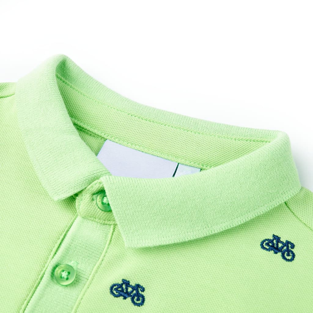 Kinderpoloshirt 92 neongroen is nu te koop bij PeponiXL, paradijselijk wonen!