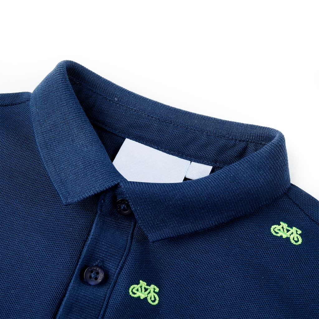 Kinderpoloshirt 116 marineblauw is nu te koop bij PeponiXL, paradijselijk wonen!