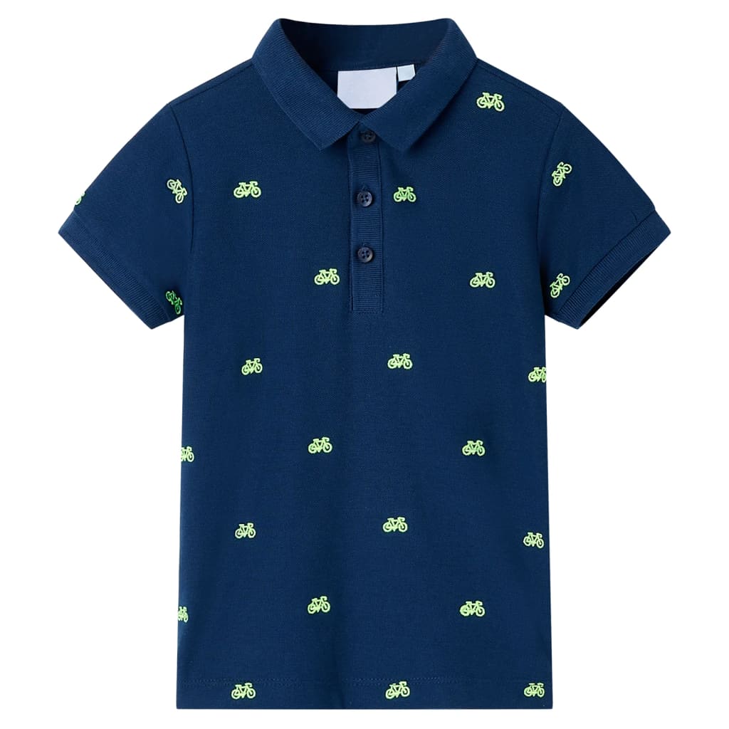 Kinderpoloshirt 128 marineblauw is nu te koop bij PeponiXL, paradijselijk wonen!