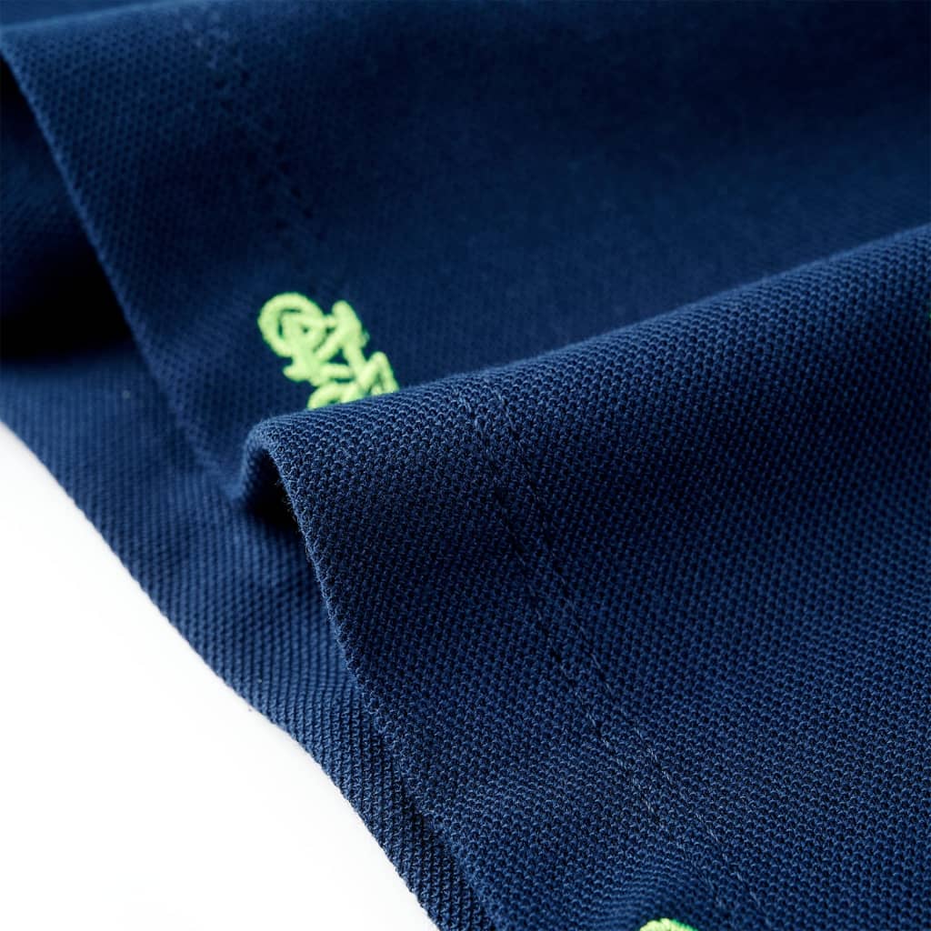 Kinderpoloshirt 128 marineblauw is nu te koop bij PeponiXL, paradijselijk wonen!
