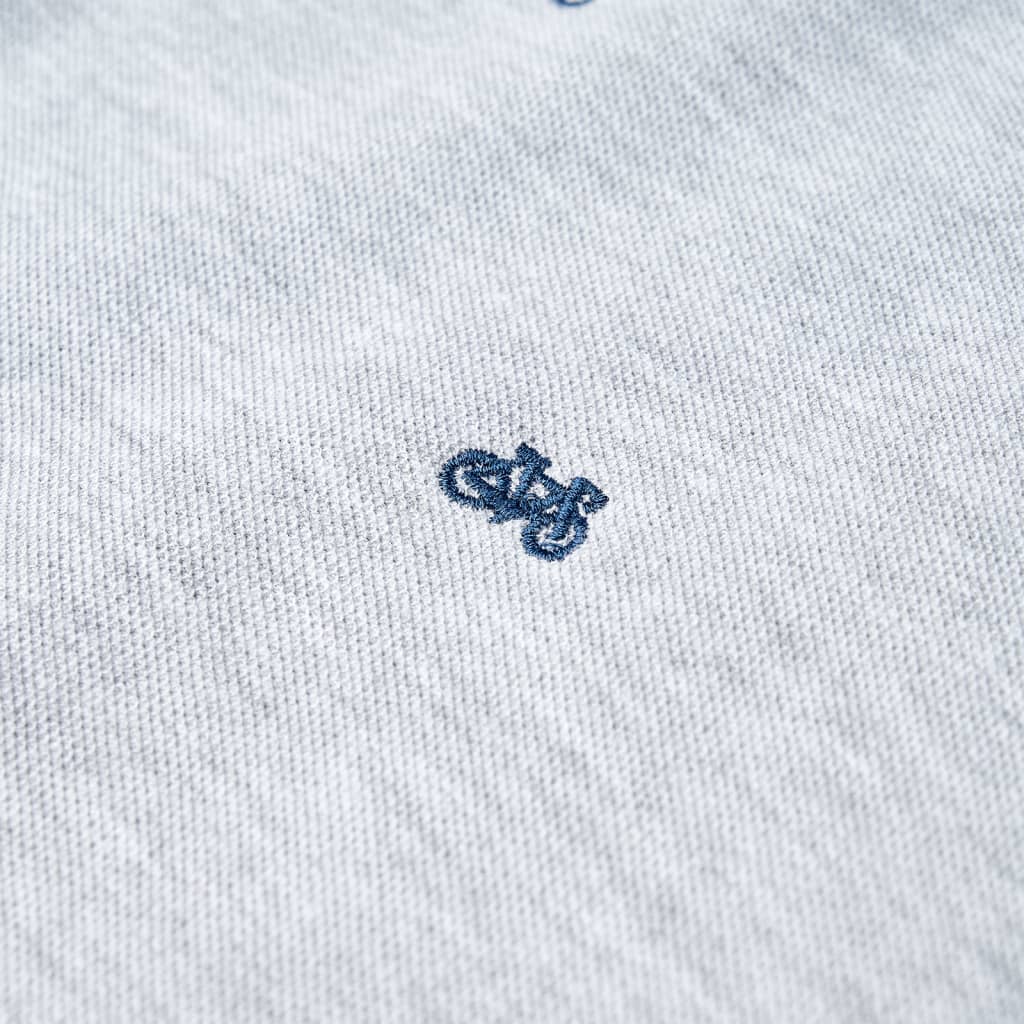 Kinderpoloshirt 92 gemêleerd grijs is nu te koop bij PeponiXL, paradijselijk wonen!