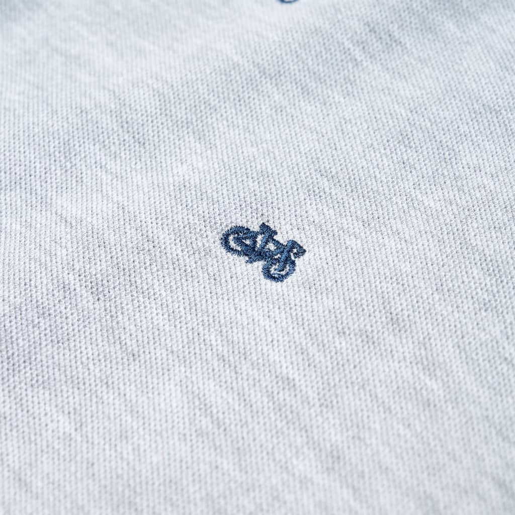 Kinderpoloshirt 104 gemêleerd grijs is nu te koop bij PeponiXL, paradijselijk wonen!