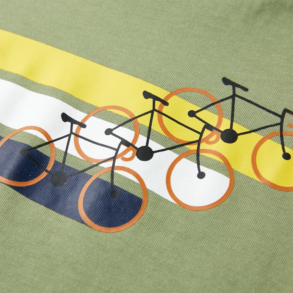 Kindershirt met korte mouwen 116 lichtkakikleurig is nu te koop bij PeponiXL, paradijselijk wonen!