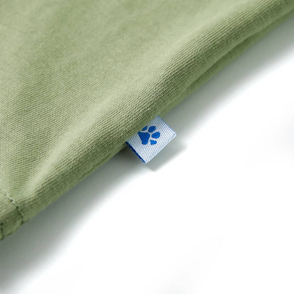 Kindershirt met korte mouwen 116 lichtkakikleurig is nu te koop bij PeponiXL, paradijselijk wonen!