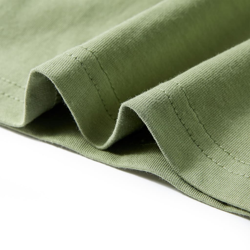 Kindershirt met korte mouwen 128 lichtkakikleurig is nu te koop bij PeponiXL, paradijselijk wonen!