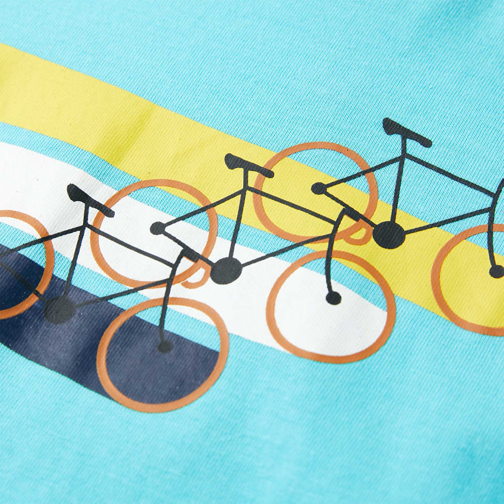 Kindershirt met korte mouwen 128 zeeblauw is nu te koop bij PeponiXL, paradijselijk wonen!