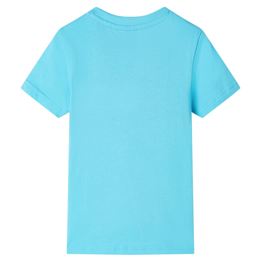 Kindershirt met korte mouwen 140 zeeblauw is nu te koop bij PeponiXL, paradijselijk wonen!