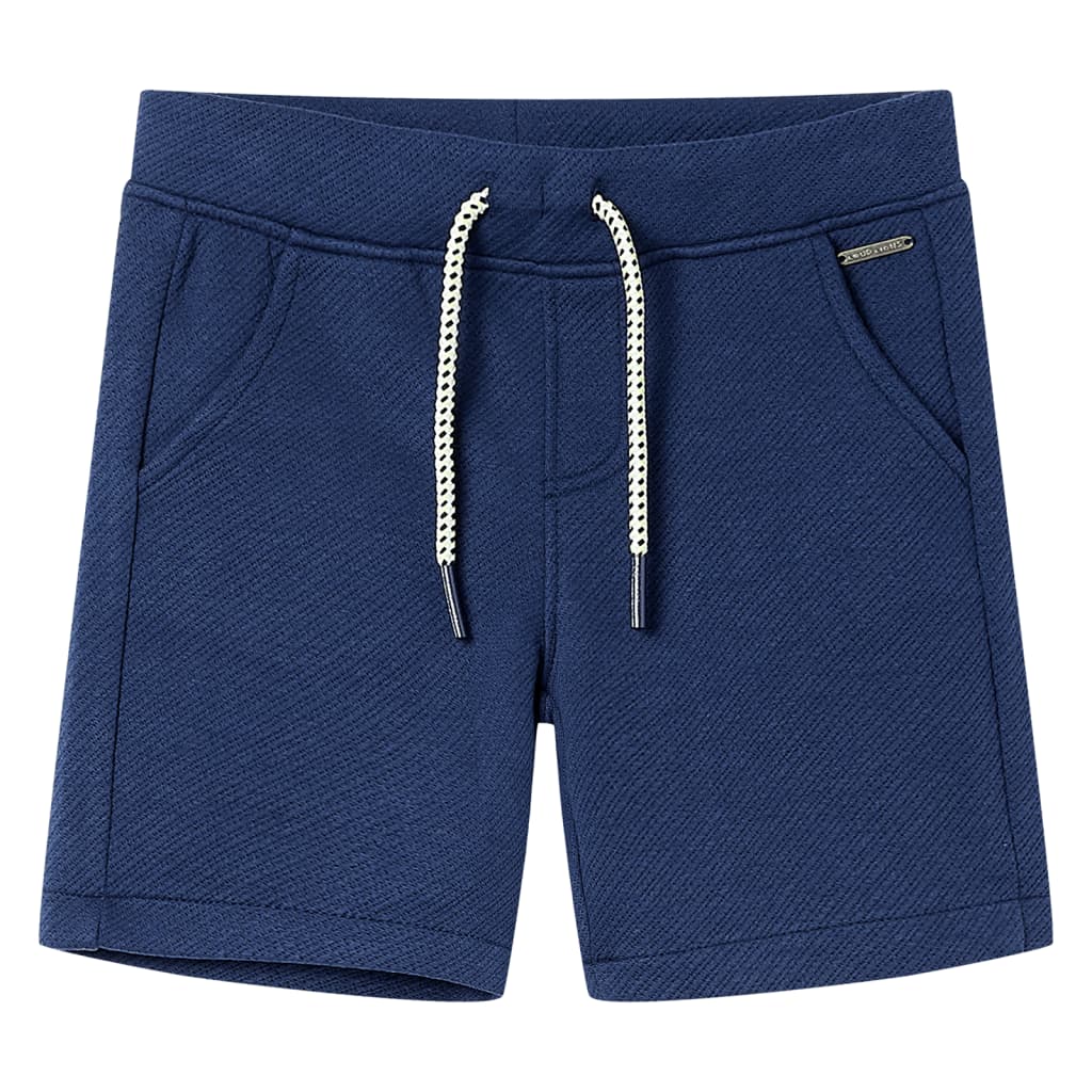 Kindershorts met trekkoord 140 donkerblauw is nu te koop bij PeponiXL, paradijselijk wonen!