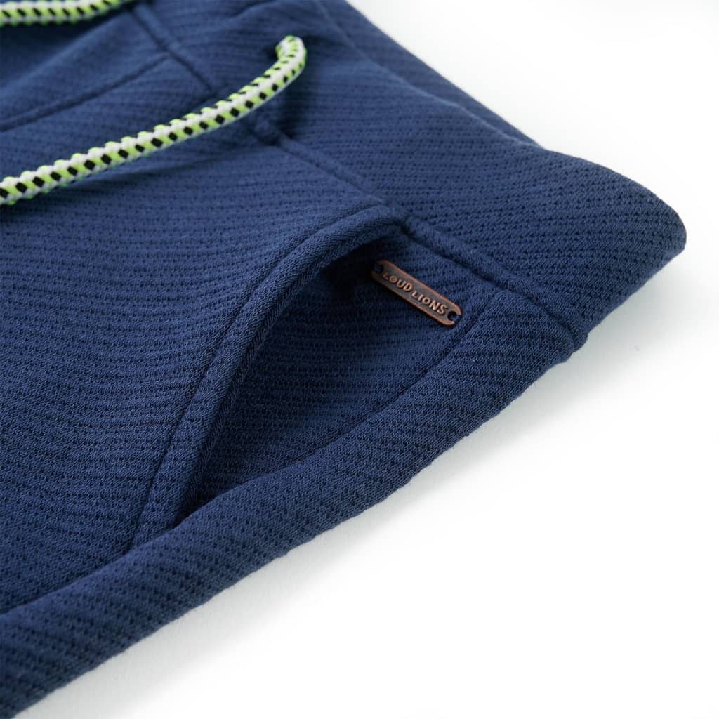 Kindershorts met trekkoord 140 donkerblauw is nu te koop bij PeponiXL, paradijselijk wonen!