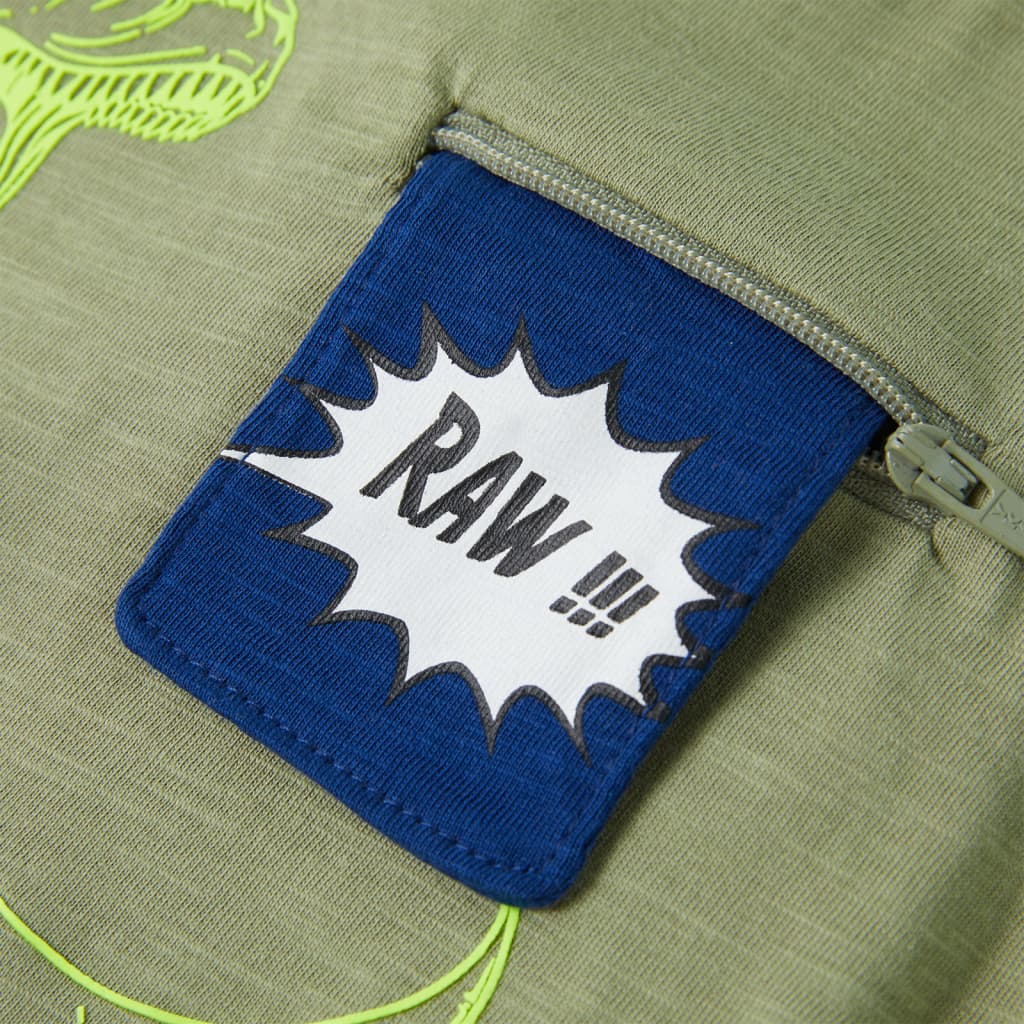 Kindershirt met korte mouwen 116 lichtkakikleurig is nu te koop bij PeponiXL, paradijselijk wonen!