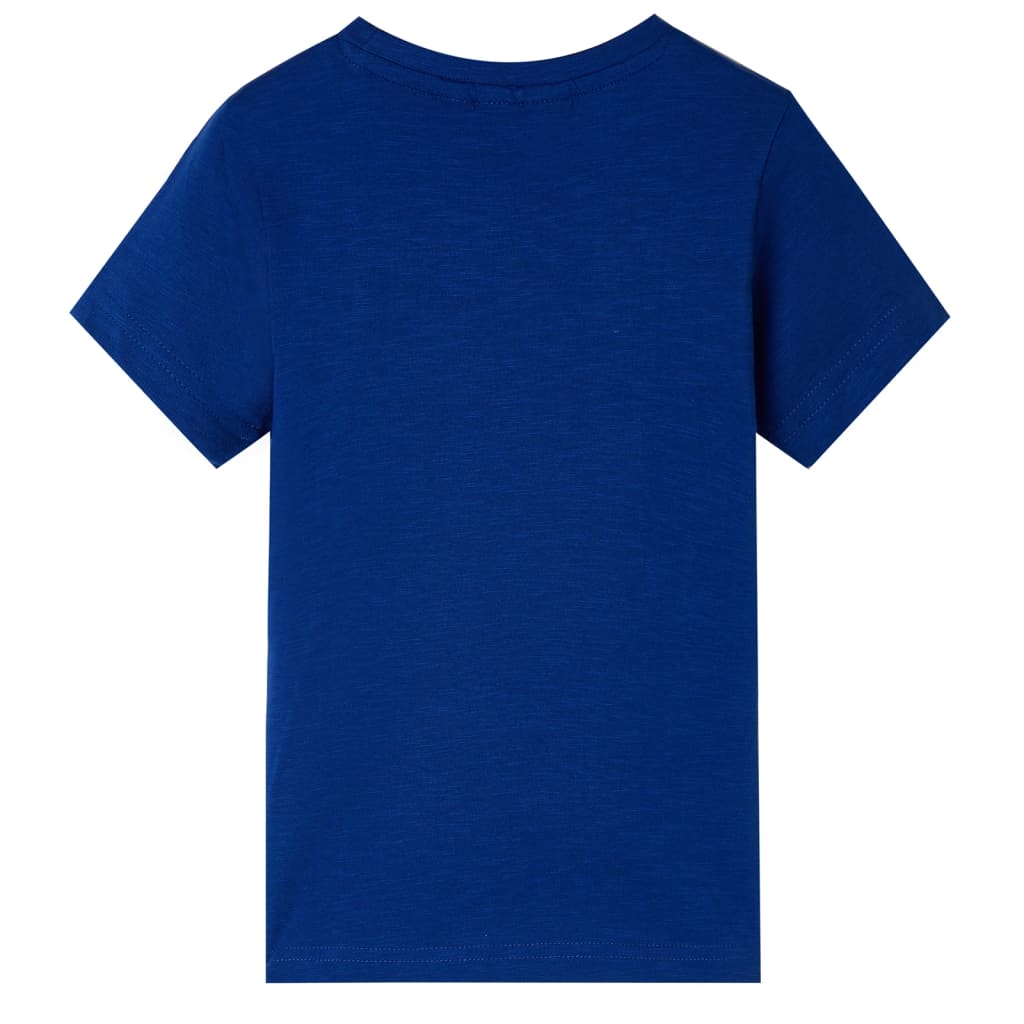 Kindershirt met korte mouwen 104 donkerblauw is nu te koop bij PeponiXL, paradijselijk wonen!