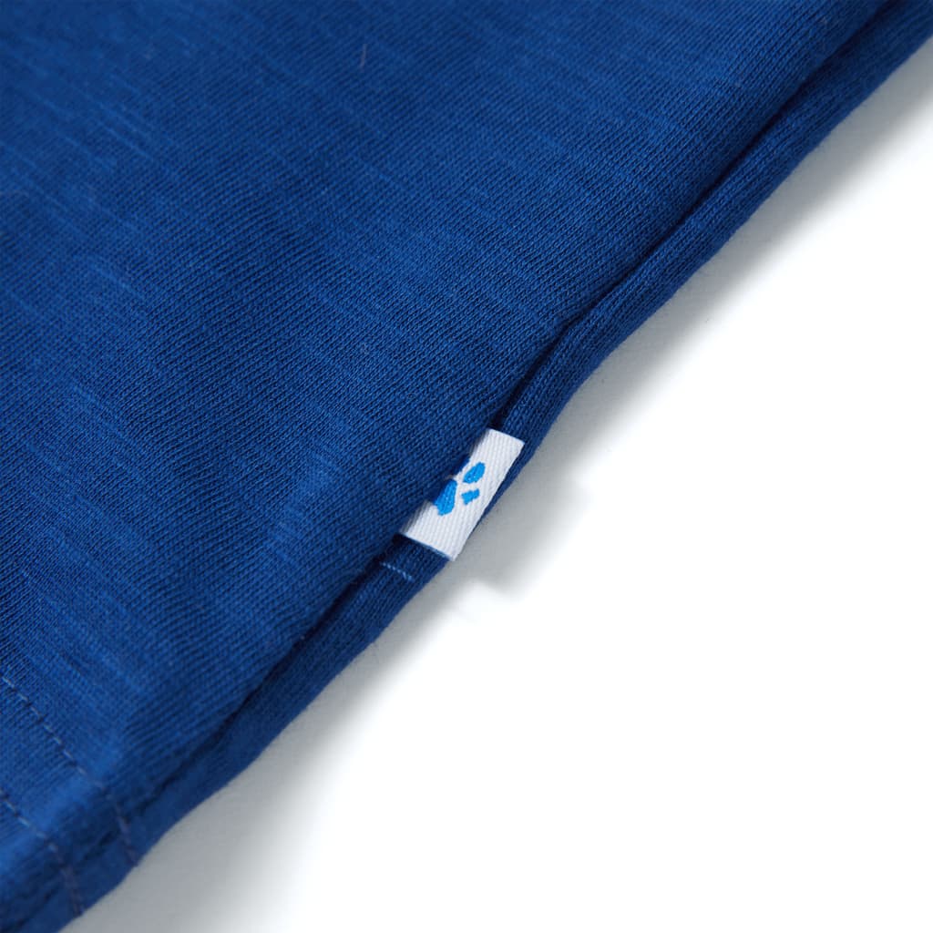 Kindershirt met korte mouwen 140 donkerblauw is nu te koop bij PeponiXL, paradijselijk wonen!