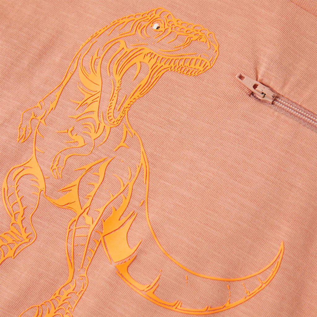 Kindershirt met korte mouwen 128 lichtoranje is nu te koop bij PeponiXL, paradijselijk wonen!