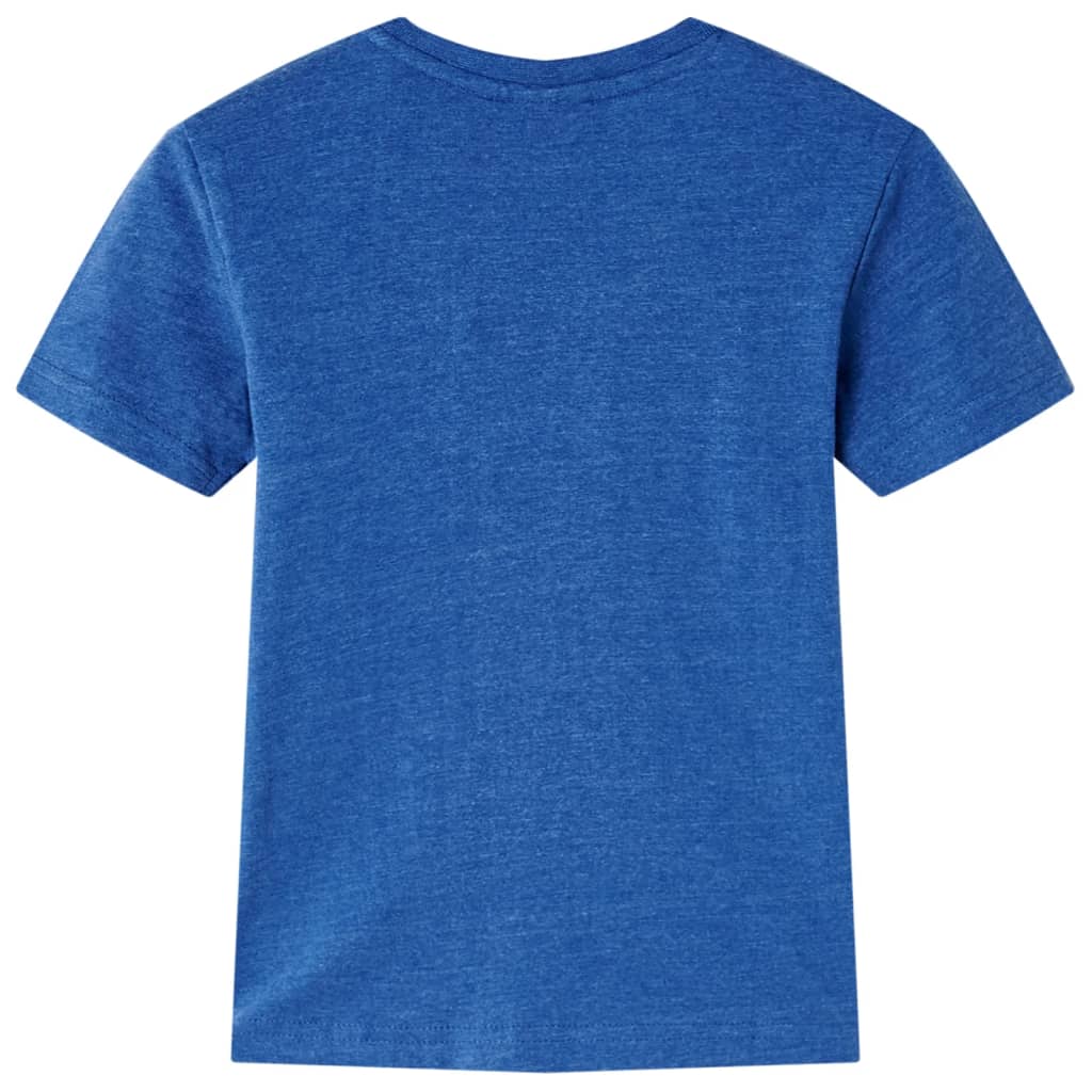 Kindershirt 116 gemêleerd donkerblauw is nu te koop bij PeponiXL, paradijselijk wonen!