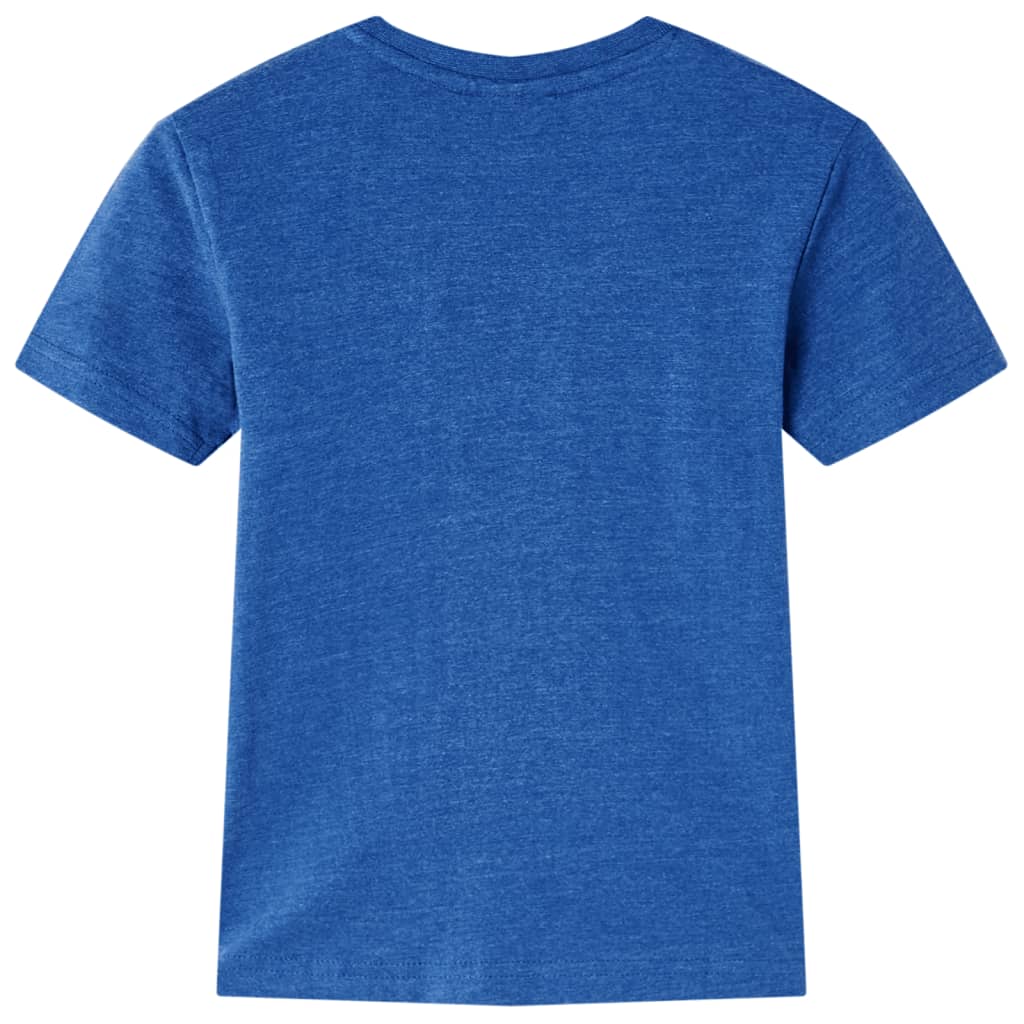 Kindershirt 140 gemêleerd donkerblauw is nu te koop bij PeponiXL, paradijselijk wonen!