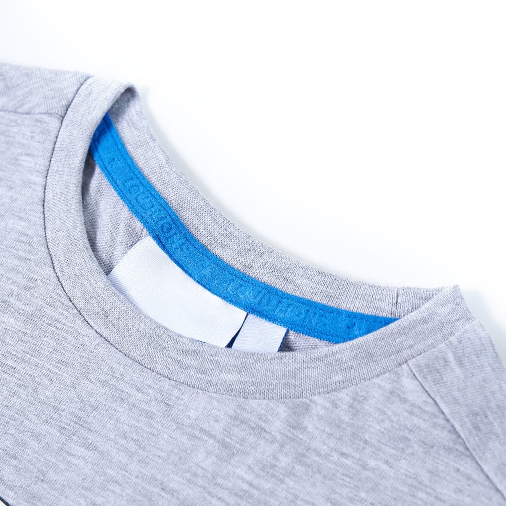 Kindershirt 128 grijs is nu te koop bij PeponiXL, paradijselijk wonen!