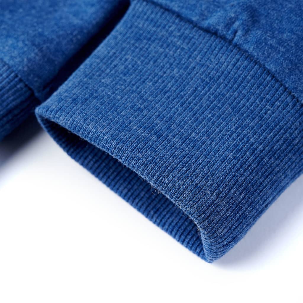 Kindertrui 140 gemêleerd donkerblauw is nu te koop bij PeponiXL, paradijselijk wonen!