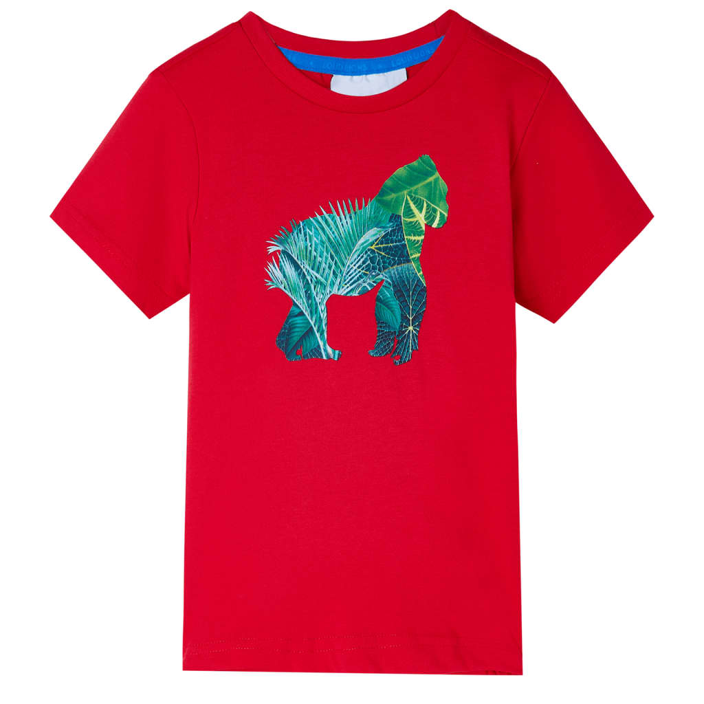 Kindershirt 140 rood is nu te koop bij PeponiXL, paradijselijk wonen!