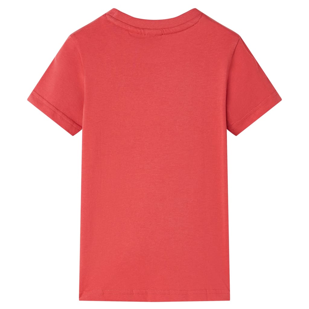 Kindershirt 128 rood is nu te koop bij PeponiXL, paradijselijk wonen!