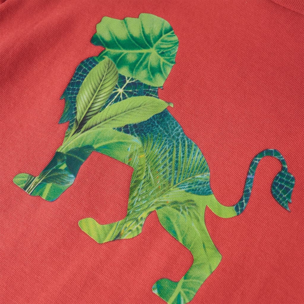 Kindershirt 128 rood is nu te koop bij PeponiXL, paradijselijk wonen!